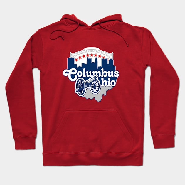 Columbus Ohio Hoodie by nickbuccelli